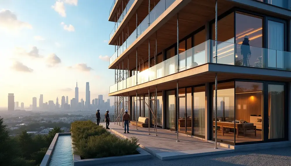 Bauprobleme beim Luxusprojekt Canvas Living in Hamburg verzögern Freitreppe