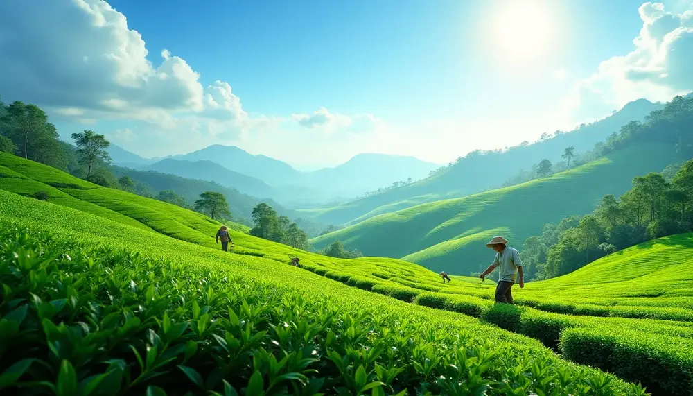 Teeplantagen in Toan Thang: Wegbereiter für Wohlstand und nachhaltige Entwicklung